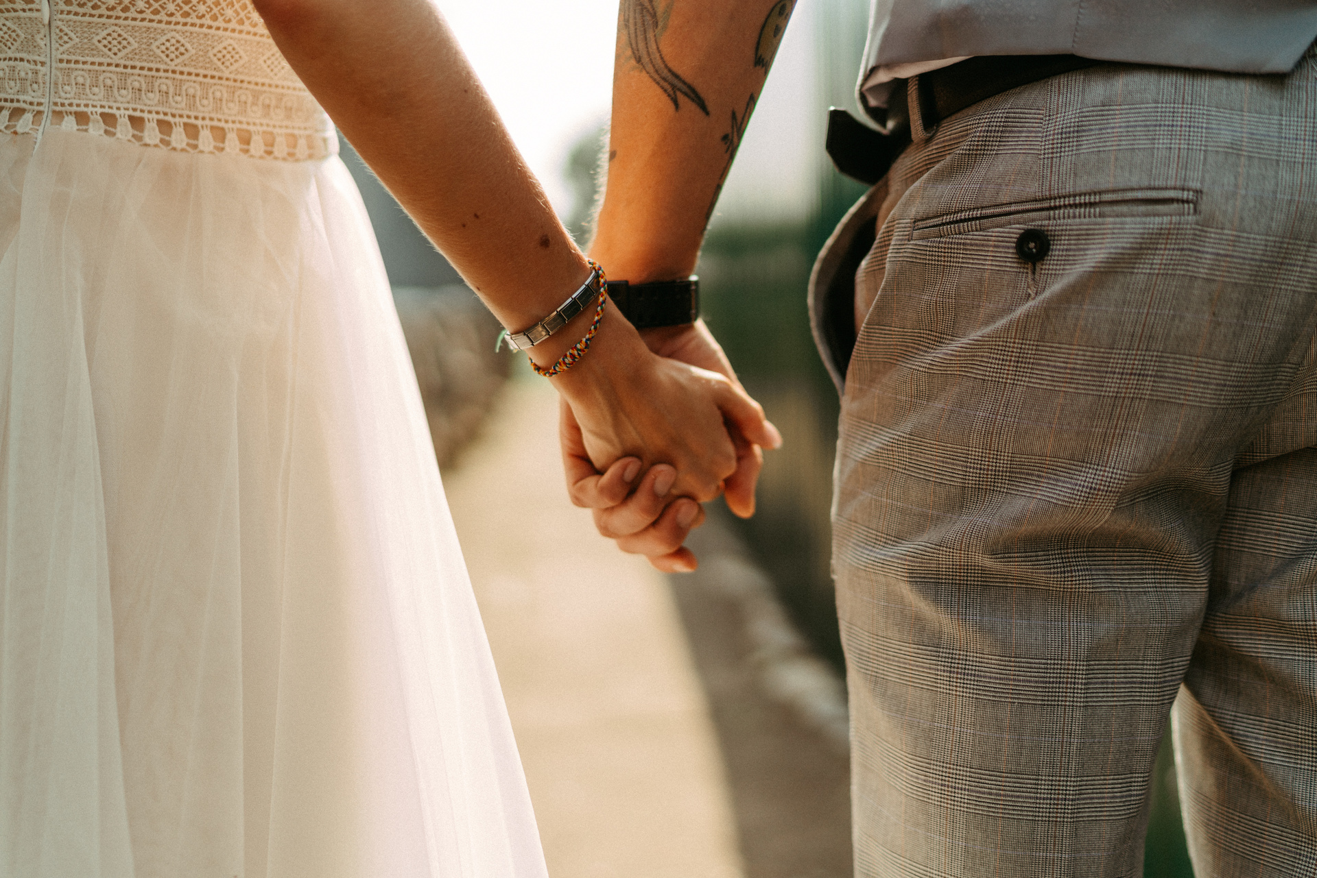 A Couple Holding Hands